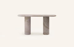 FORM(LA) Fluta Console Table 72”L x 16”W x 30”H Taj Mahal Quartzite