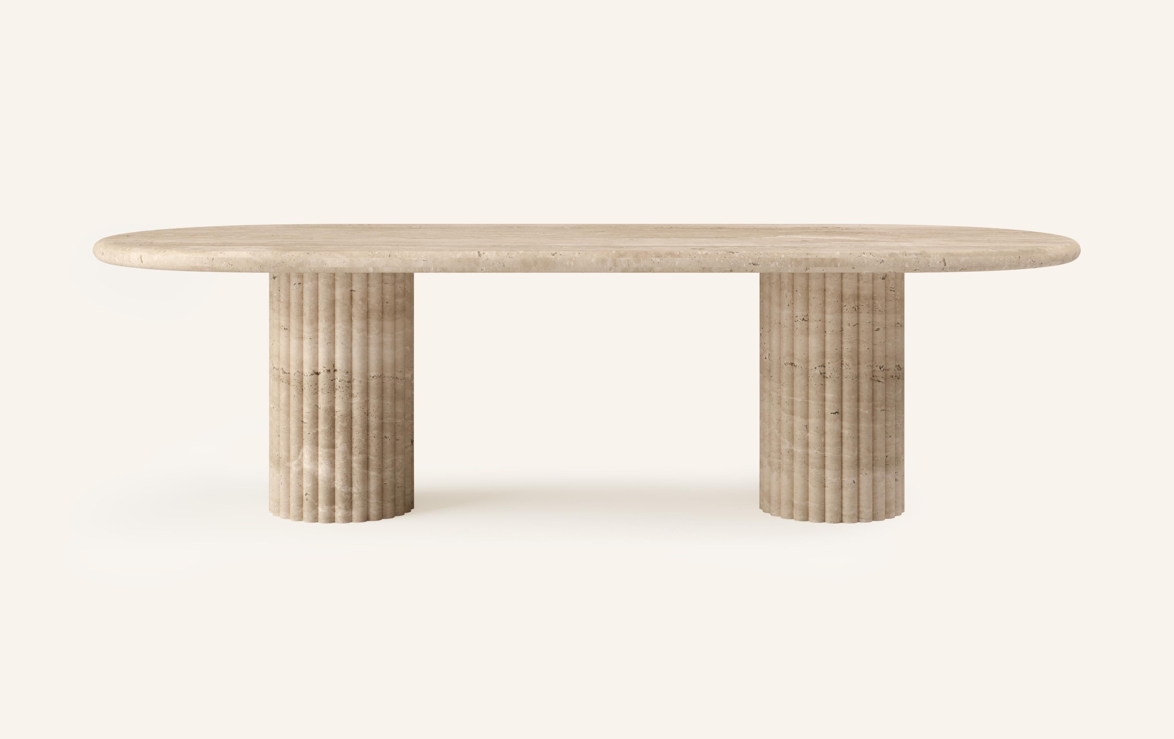 OUR MOST COVETED COLLECTION AND MODERN TWIST ON AN ANCIENT ROMAN CLASSIC. RECENTLY REFRESHED WITH A MORE PLAYFUL AND ROBUST PROFILE.

DIMENSIONS:
96”L x 42”W x 30”H: 
- 2.25