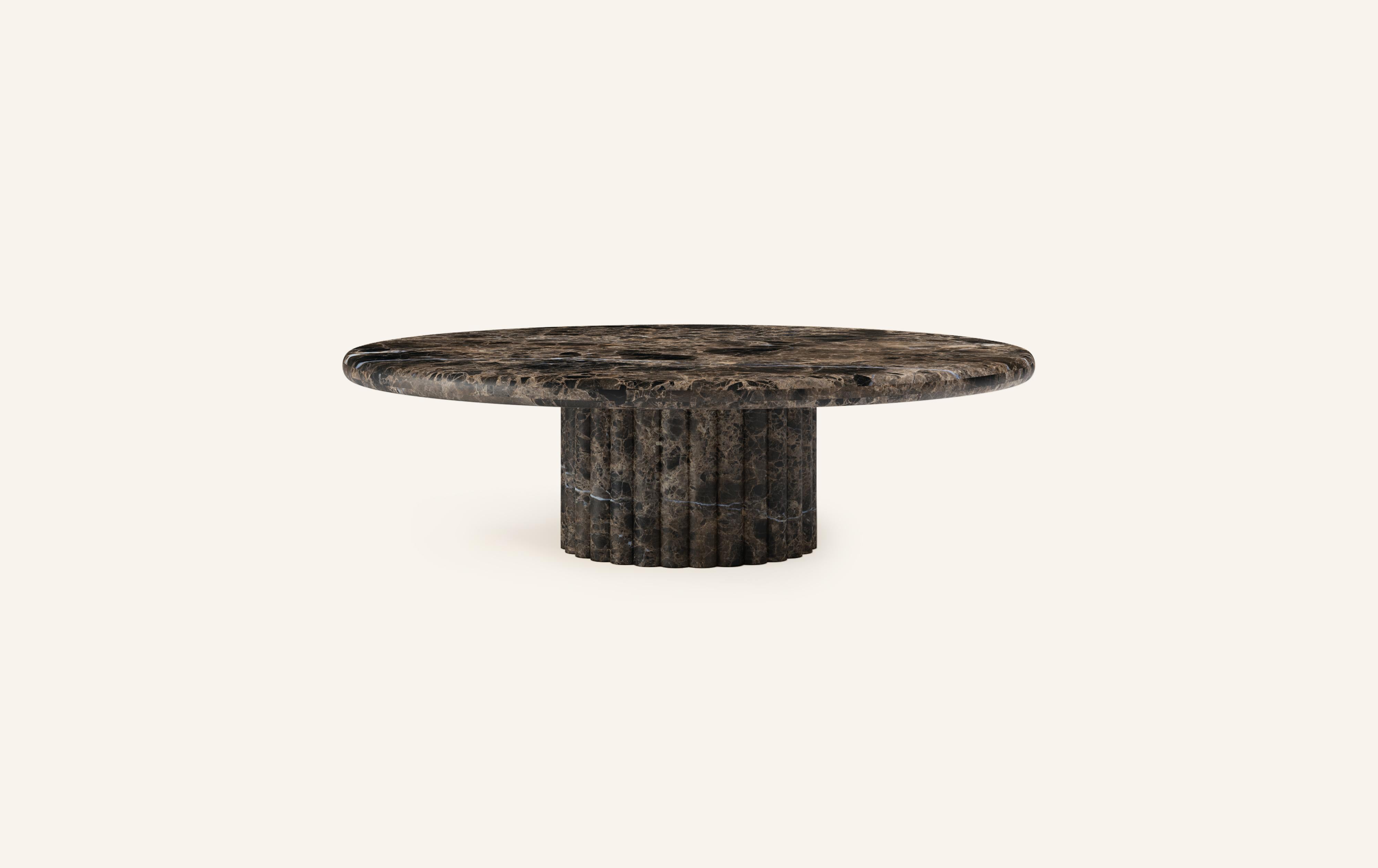 OUR MOST COVETED COLLECTION AND MODERN TWIST ON AN ANCIENT ROMAN CLASSIC. RECENTLY REFRESHED WITH A MORE PLAYFUL AND ROBUST PROFILE.

DIMENSIONS:
48”L x 48”W x 14”H: 
- 2.25