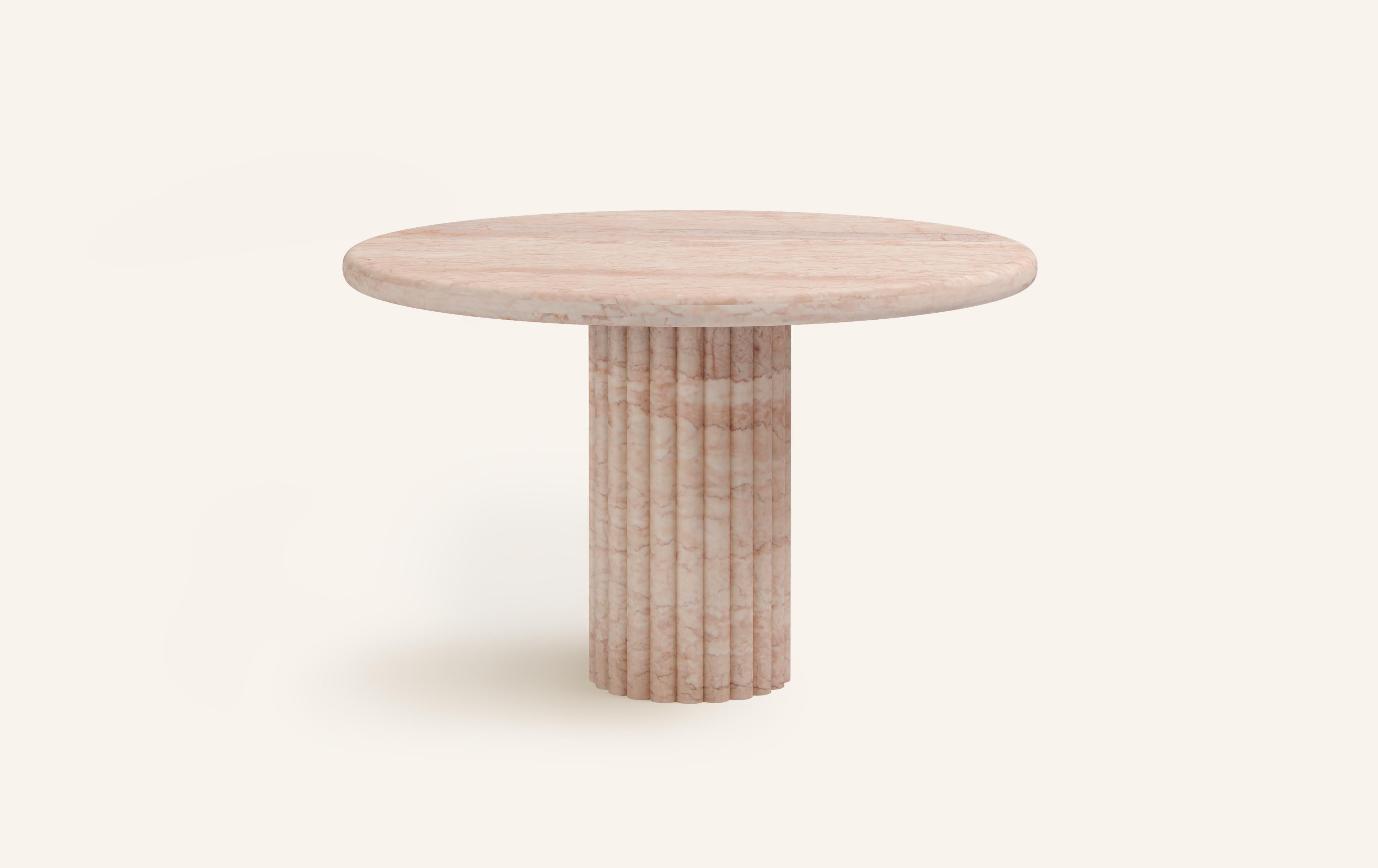 OUR MOST COVETED COLLECTION AND MODERN TWIST ON AN ANCIENT ROMAN CLASSIC. RECENTLY REFRESHED WITH A MORE PLAYFUL AND ROBUST PROFILE.

DIMENSIONS:
54”L x 54”W x 30”H: 
- 2.25