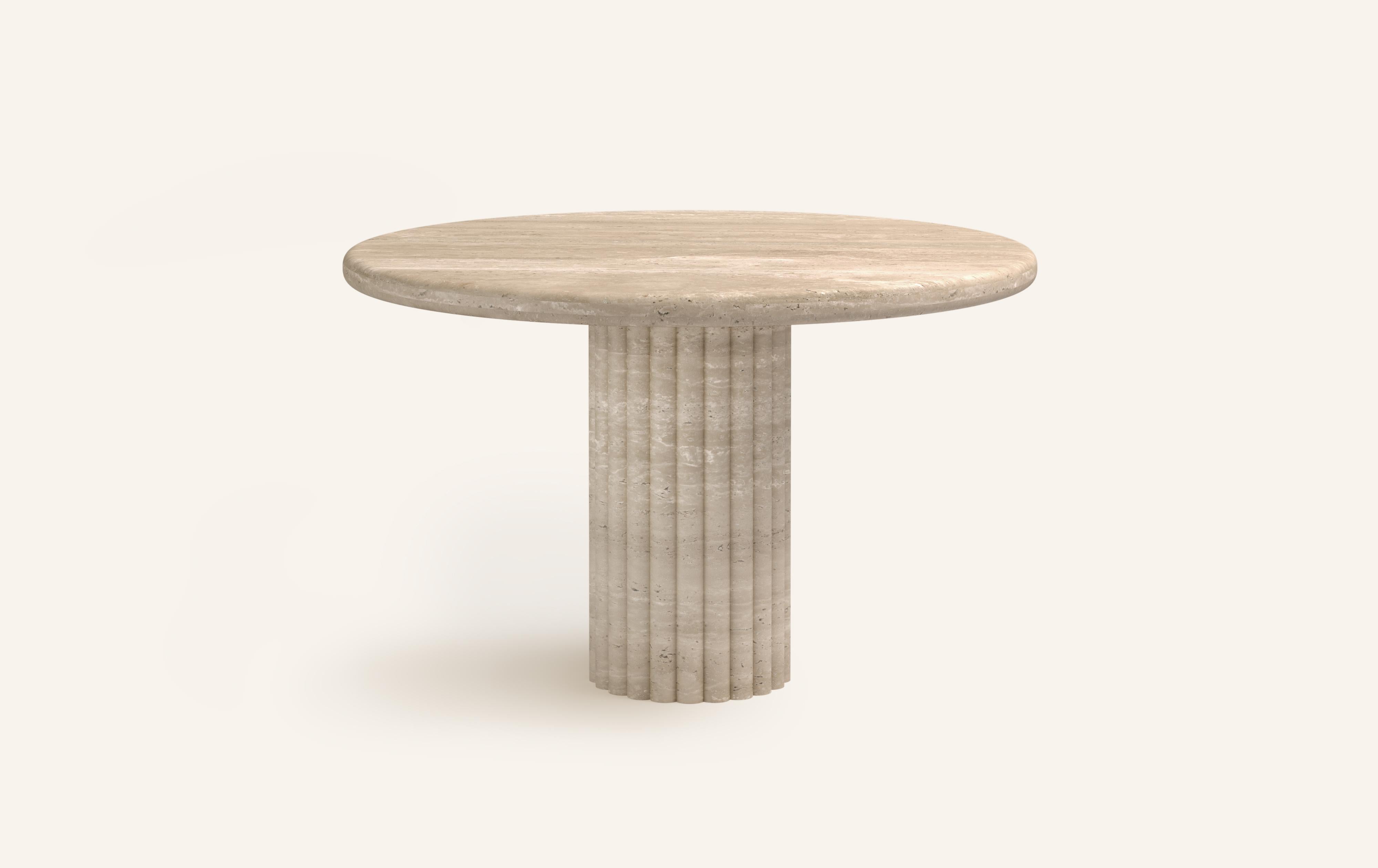 OUR MOST COVETED COLLECTION AND MODERN TWIST ON AN ANCIENT ROMAN CLASSIC. RECENTLY REFRESHED WITH A MORE PLAYFUL AND ROBUST PROFILE.

DIMENSIONS:
54”L x 54”W x 30”H: 
- 2.25
