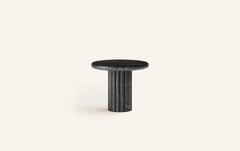 FORM(LA) Fluta Round Side Table 24”L x 24”W x 20”H Negresco Quartzite