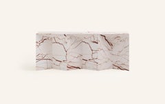 FORM(LA) Grinza Console Table 72"L x 16"W x 32"H Sofita Beige Marble