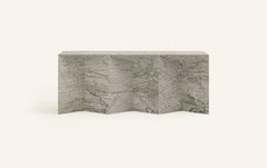 FORM(LA) Grinza Console Table 72"L x 16"W x 32"H Verde Antigua Marble