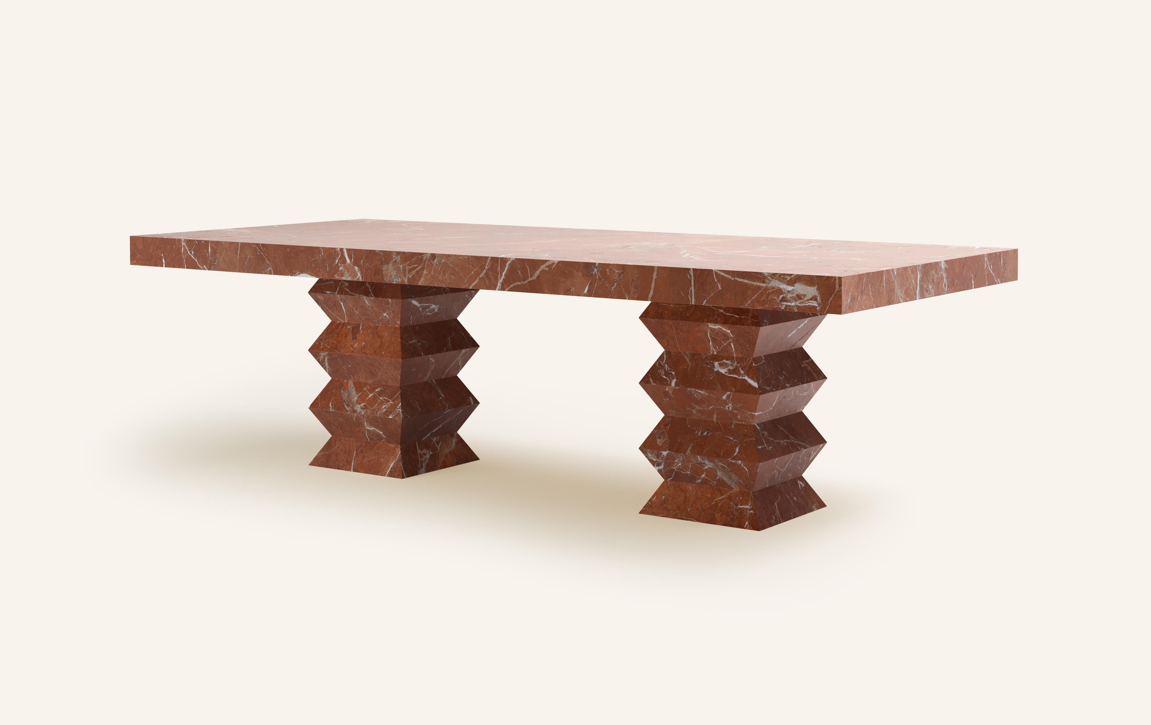 Organic Modern FORM(LA) Grinza Rectangle Dining Table 108