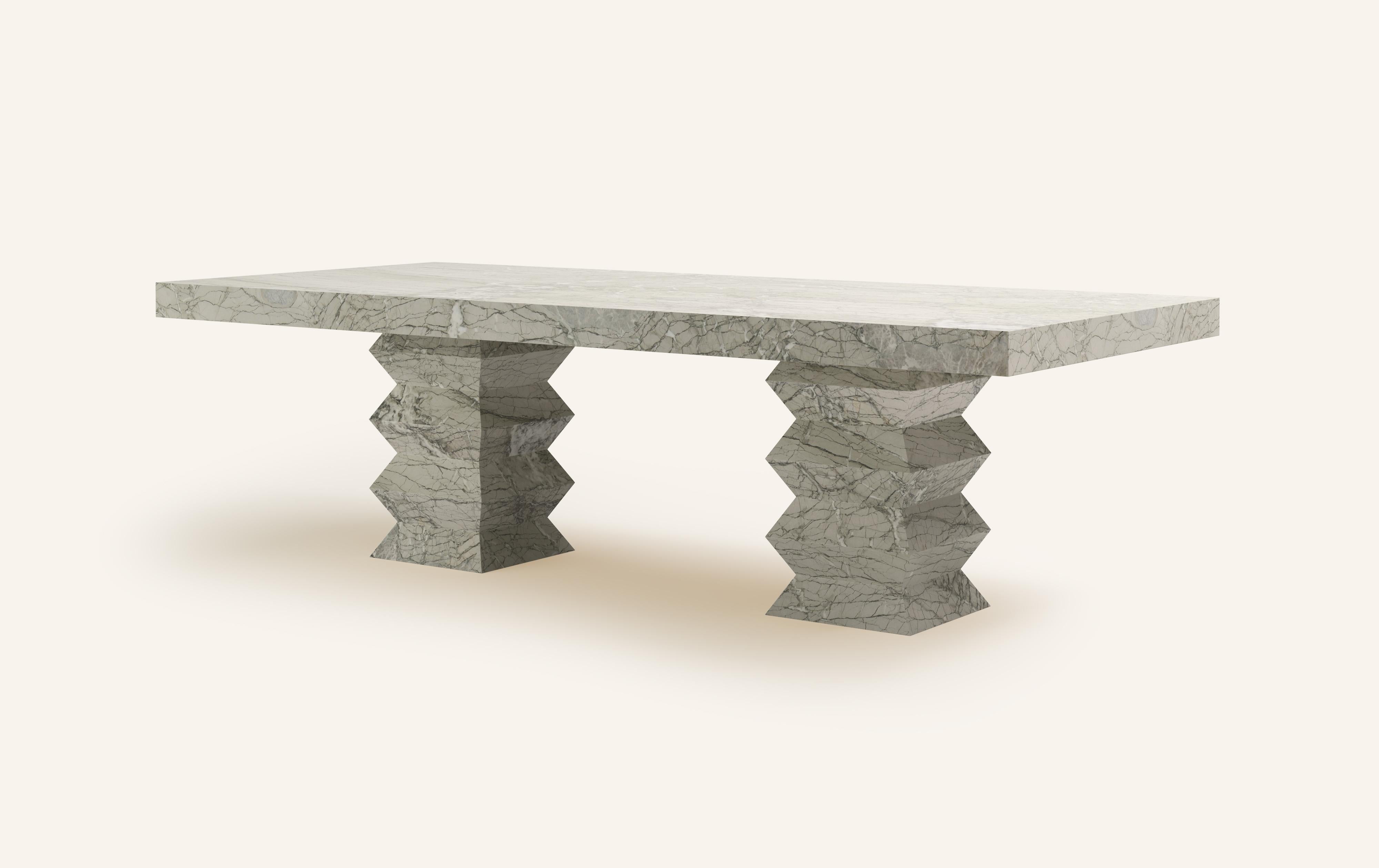 Organic Modern FORM(LA) Grinza Rectangle Dining Table 108