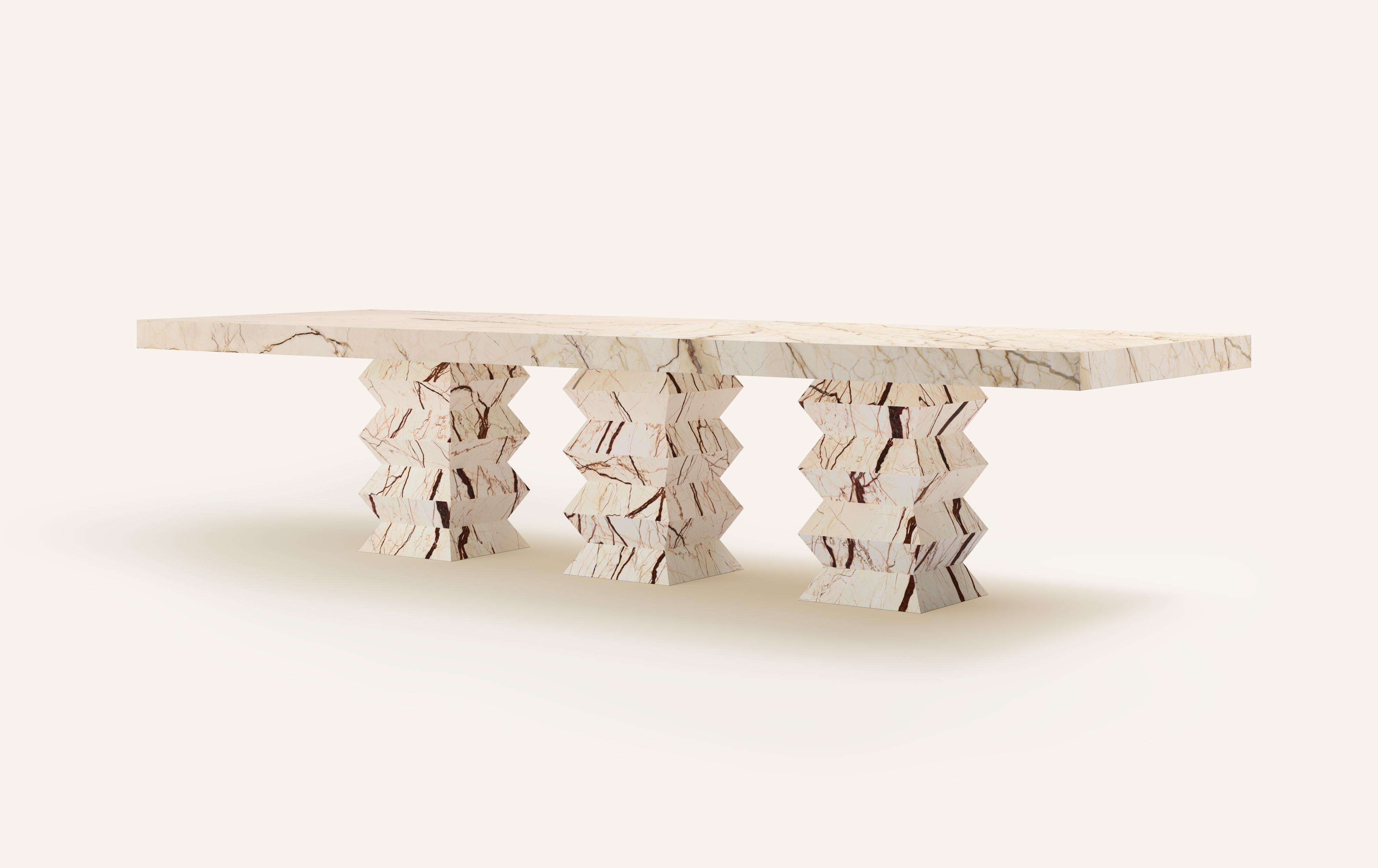 FORM(LA) Mesa de comedor rectangular Grinza 144 