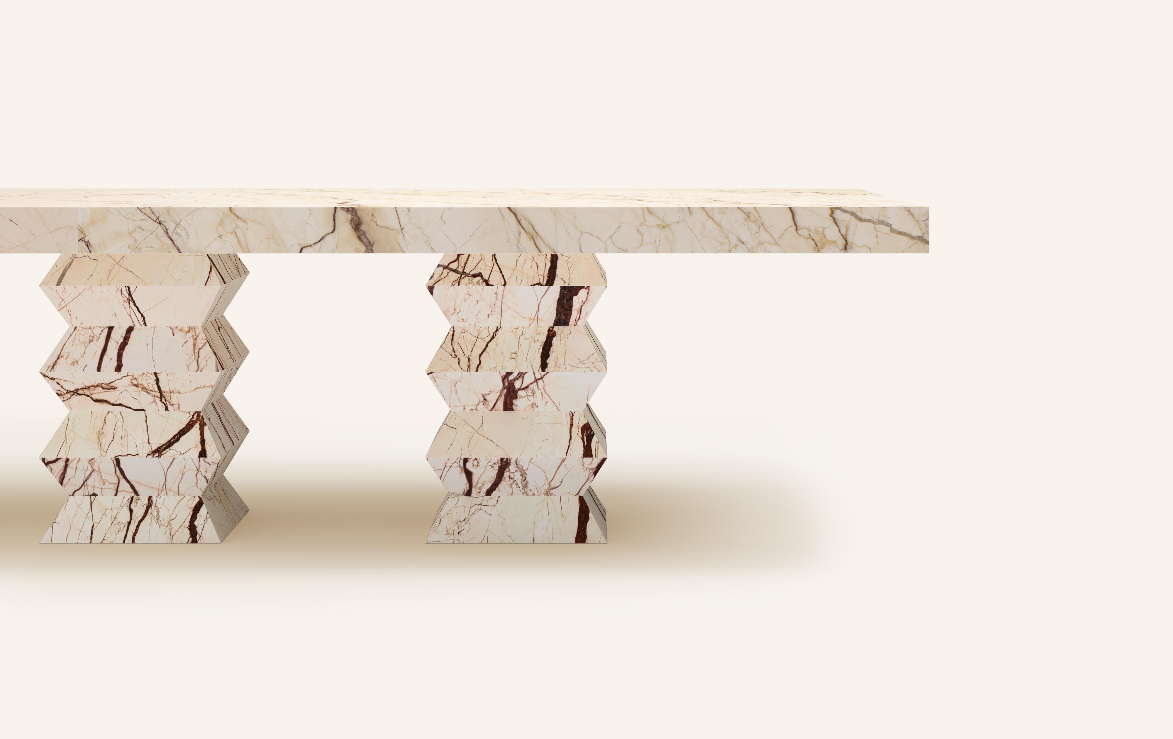 FORM(LA) Mesa de comedor rectangular Grinza 144 