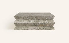 FORM(LA) Grinza Square Coffee Table 42"L x 42"W x 16"H Verde Antigua Marble