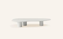 FORM(LA) Lago Freeform Coffee Table 60”L x 30”W x 12”H Limestone Oceano