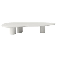 FORM(LA) Table basse Lago Freeform 72L x 36W x 12H calcaire Oceano