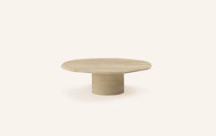 FORM(LA) Lago Round Coffee Table 42”L x 42”W x 14”H Travertino Crema VC