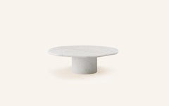 FORM(LA) Lago Round Coffee Table 54”L x 54”W x 14”H Limestone Oceano