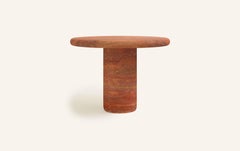 FORM(LA) Luna Round Dining Table 42”L x 42”W x 30”H Travertino Rosso VC