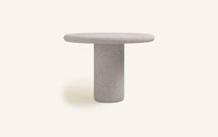 FORM(LA) Luna Round Dining Table 48”L x 48”W x 30”H Limestone Oceano
