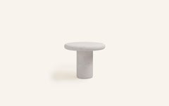 FORM(LA) Luna Round Side Table 24”L x 24”W x 20”H Limestone Oceano