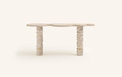 FORM(LA) Onda Console Table 60”L x 18”W x 29”H Golden Spider Marble