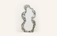 FORM(LA) Onda Floor Mirror 78”H x 42”W x 1.5”D Arabescato Corchia Marble