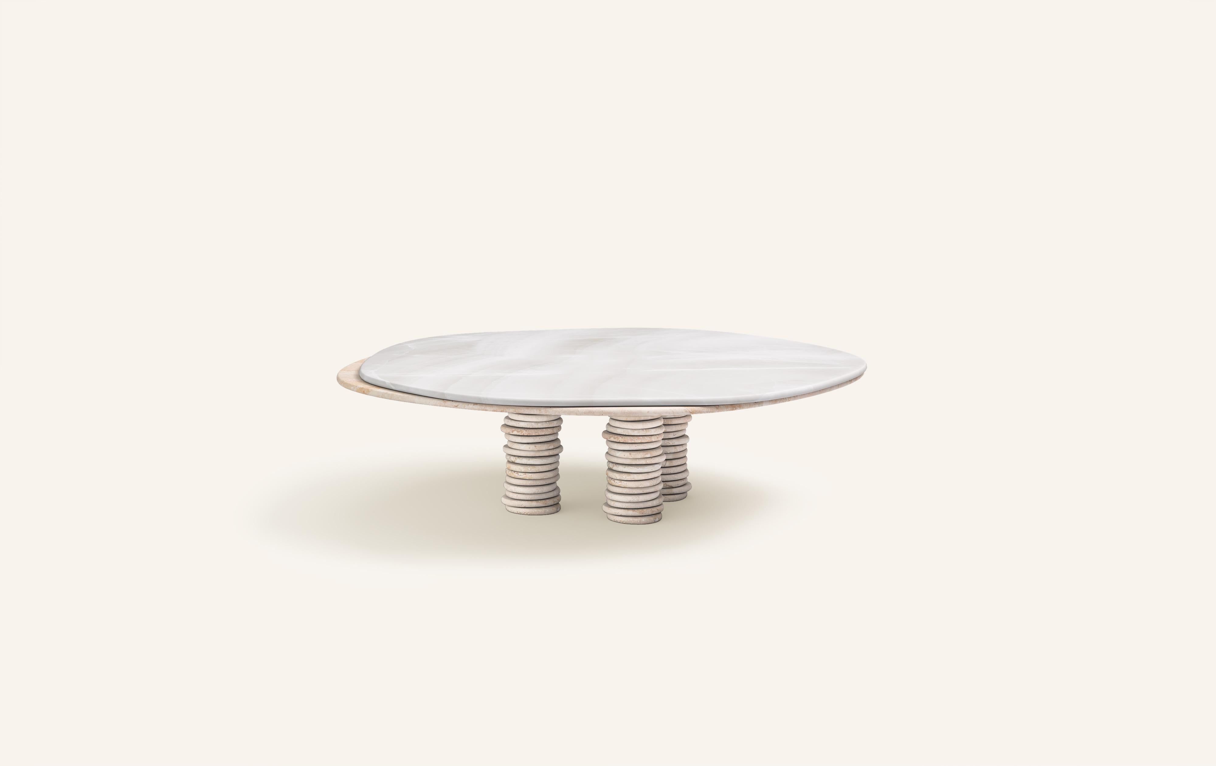 Organic Modern FORM(LA) Onda Round Coffee Table 42