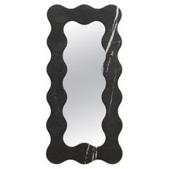 FORM(LA) Palla Floor Mirror 87"H x 42"W x 1.5"D Pietra Gray Marble