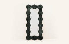 FORM(LA) Palla Floor Mirror 87"H x 42"W x 1.5"D Verde Guatemala Marble