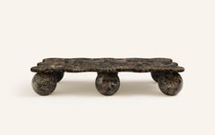 FORM(LA) Palla Rectangle Coffee Table 72"L x 42"W x 13"H Dark Emperador Marble