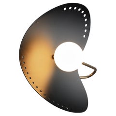 FORMOSA Wall Light or Sconce in Black Enamel & Brass by Blueprint Lighting
