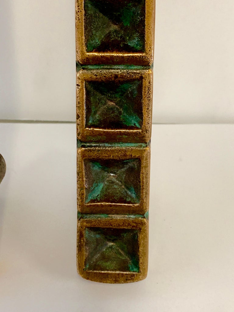 Forms and Surfaces Bronze Door Pulls at 1stDibs