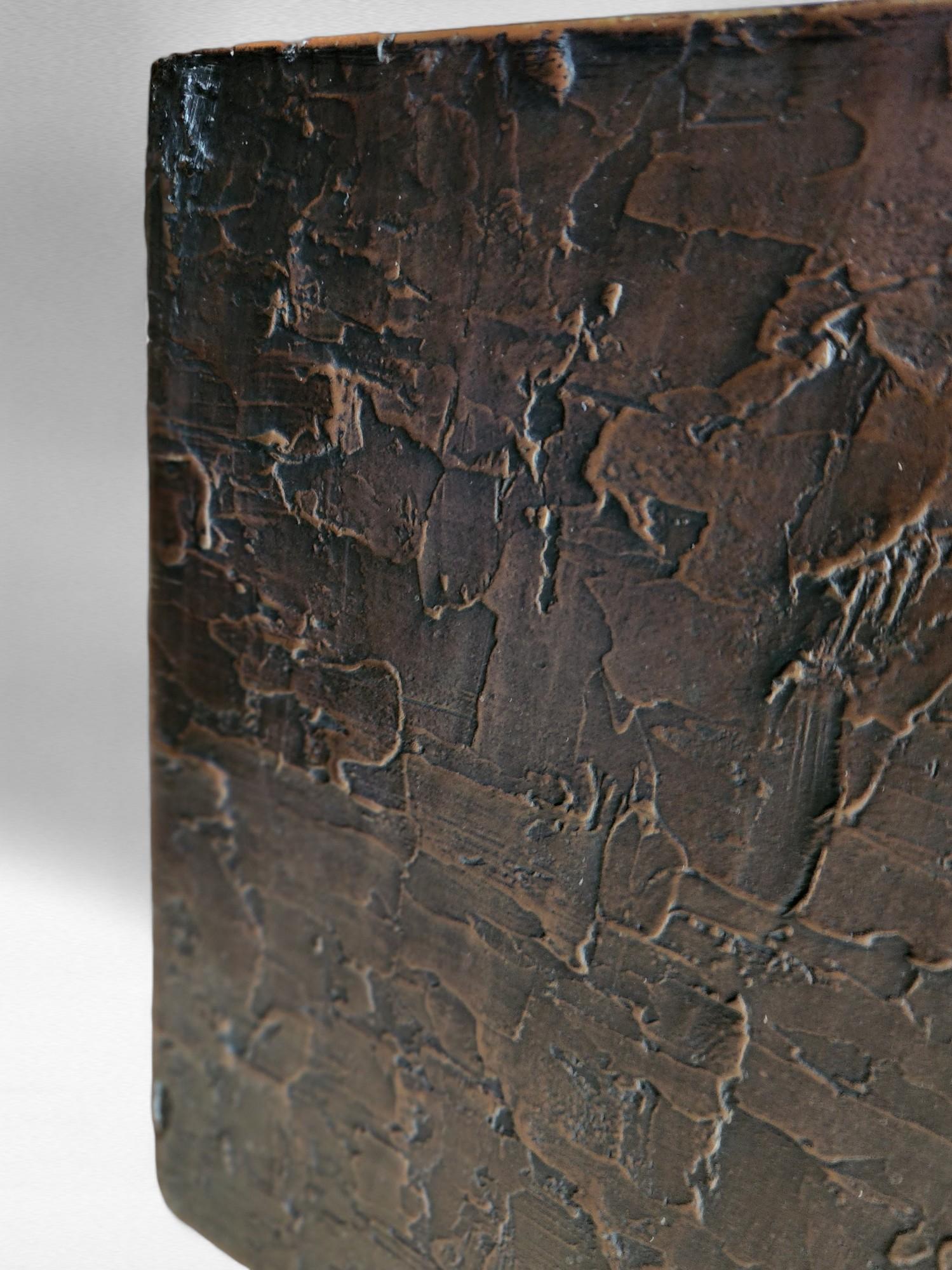 Sheathed Bench aus Bronzeguss, Kalifornien, 1960er-1970er Jahre, Formen und Oberflächen im Angebot 7
