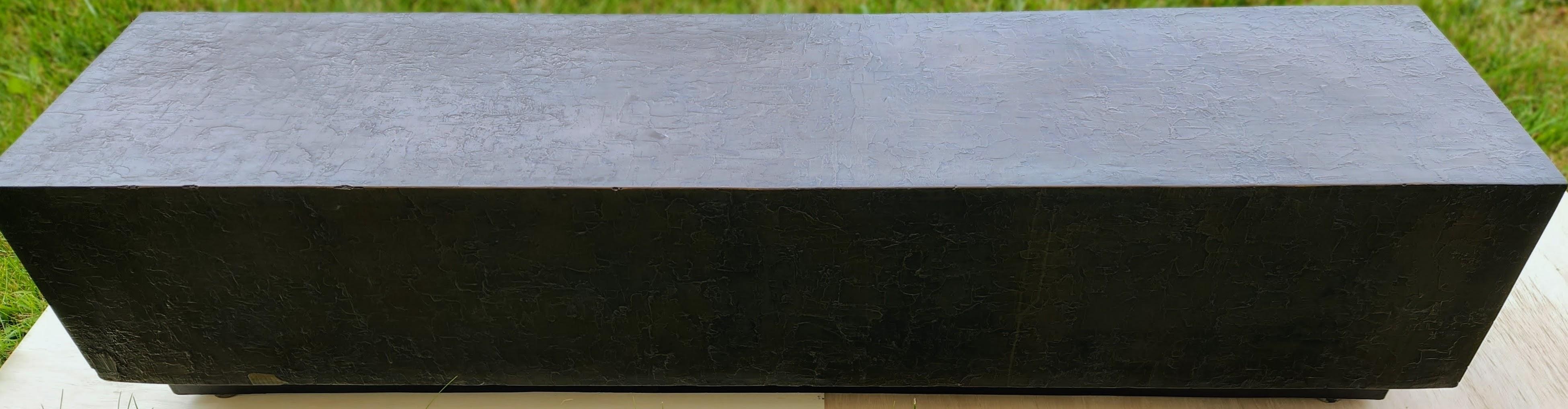 Sheathed Bench aus Bronzeguss, Kalifornien, 1960er-1970er Jahre, Formen und Oberflächen (20. Jahrhundert) im Angebot