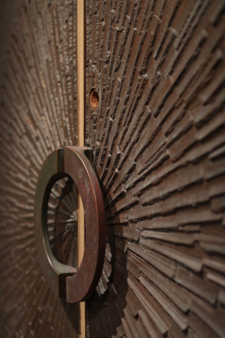 Forms and Surfaces Double Sided Bronze Doors at 1stDibs forms and