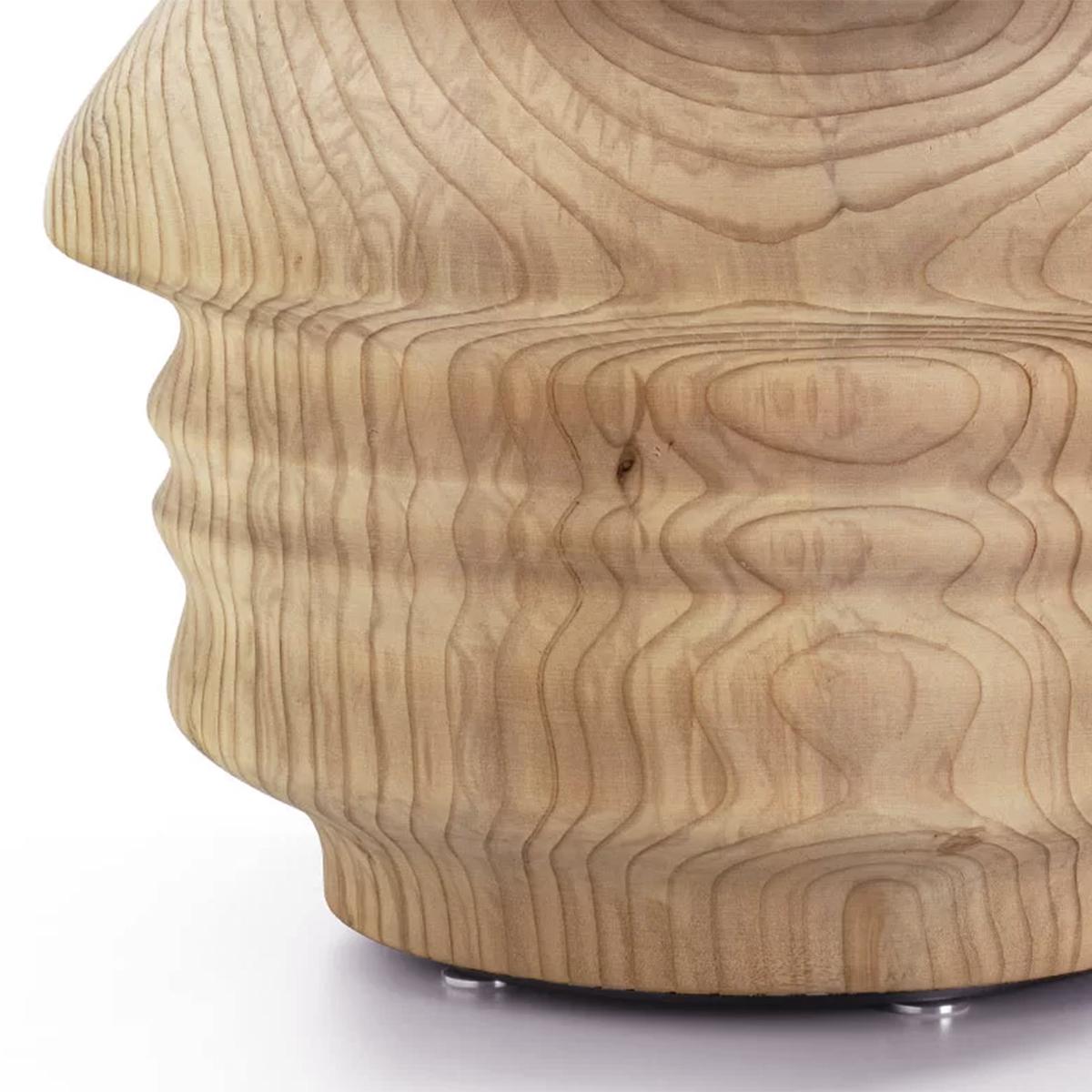 XXIe siècle et contemporain Formes Tabouret en cèdre en vente