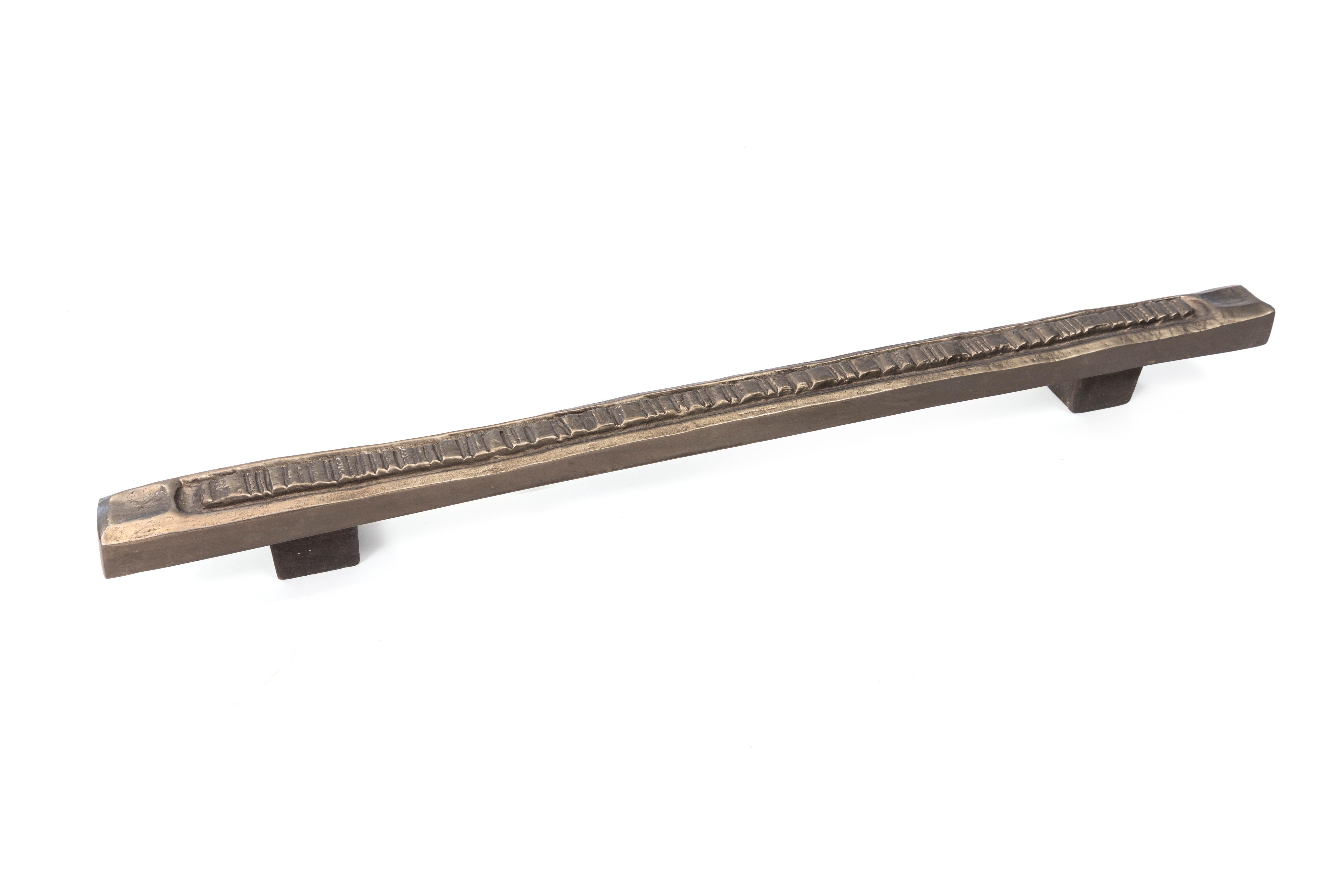 Mid-Century Modern Forms & Surfaces Midcentury Bronze Door Pulls