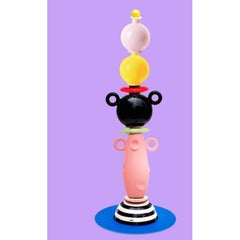 Forms totem Unique Ceramic Sculpture by Malwina Konopacka