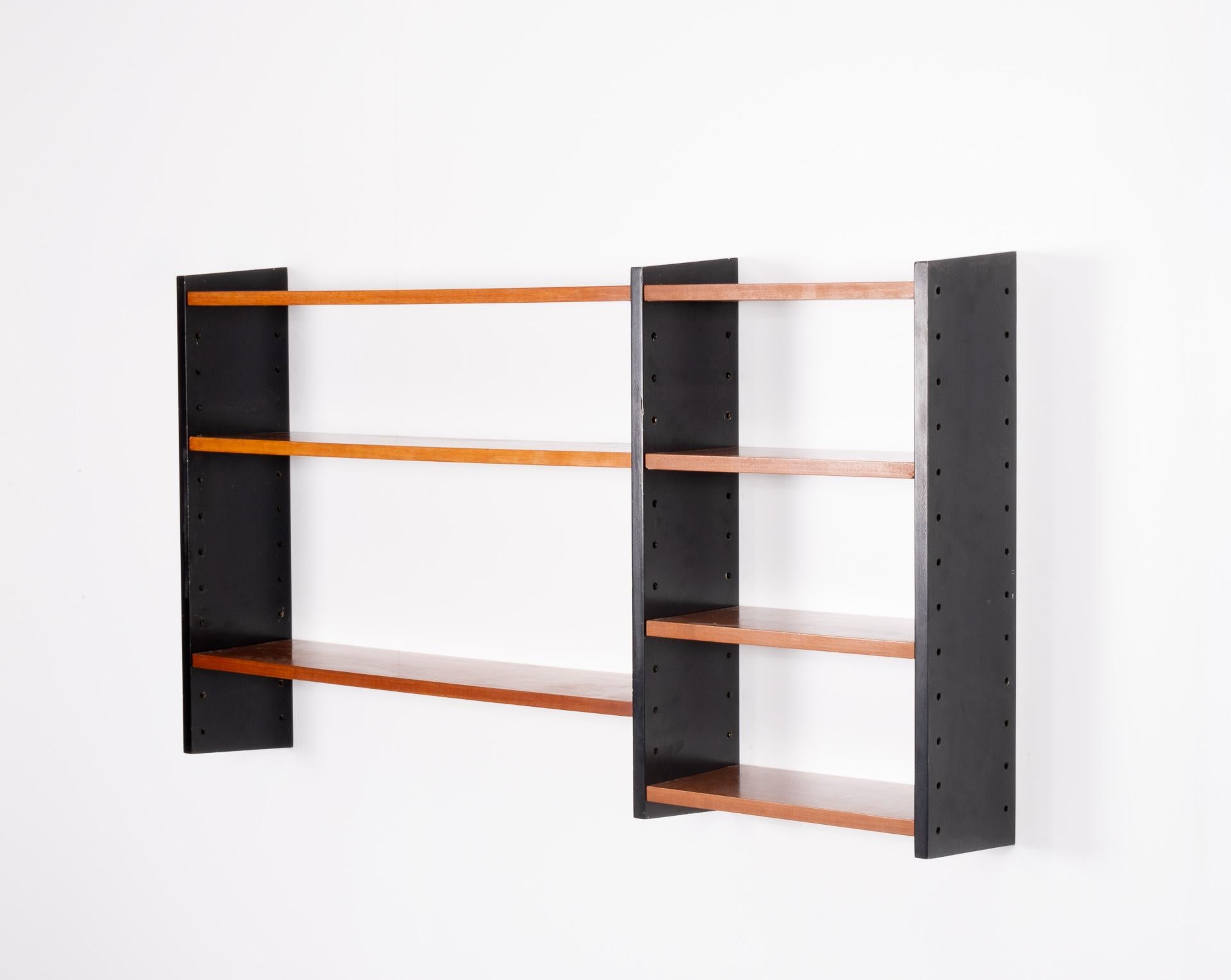 Mid-20th Century Formule Floating Teak Wall System, 1960s, Holland