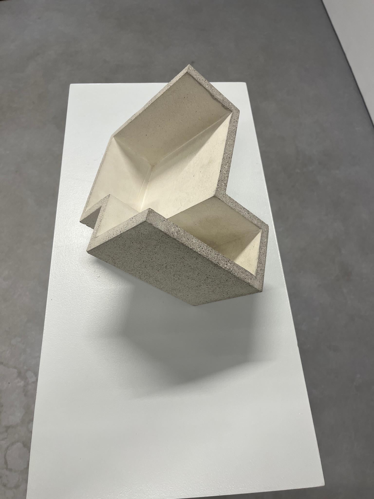 Molded Formworks 3 – Brutalist Concrete Sculpture, Handcrafted by Manolo Menéndez For Sale