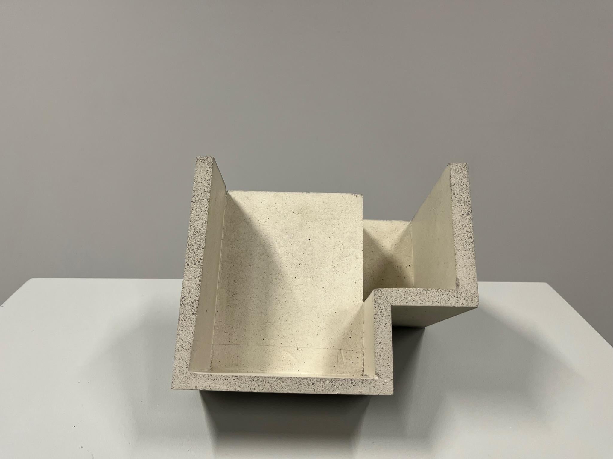 Cement Formworks 3 – Brutalist Concrete Sculpture, Handcrafted by Manolo Menéndez For Sale