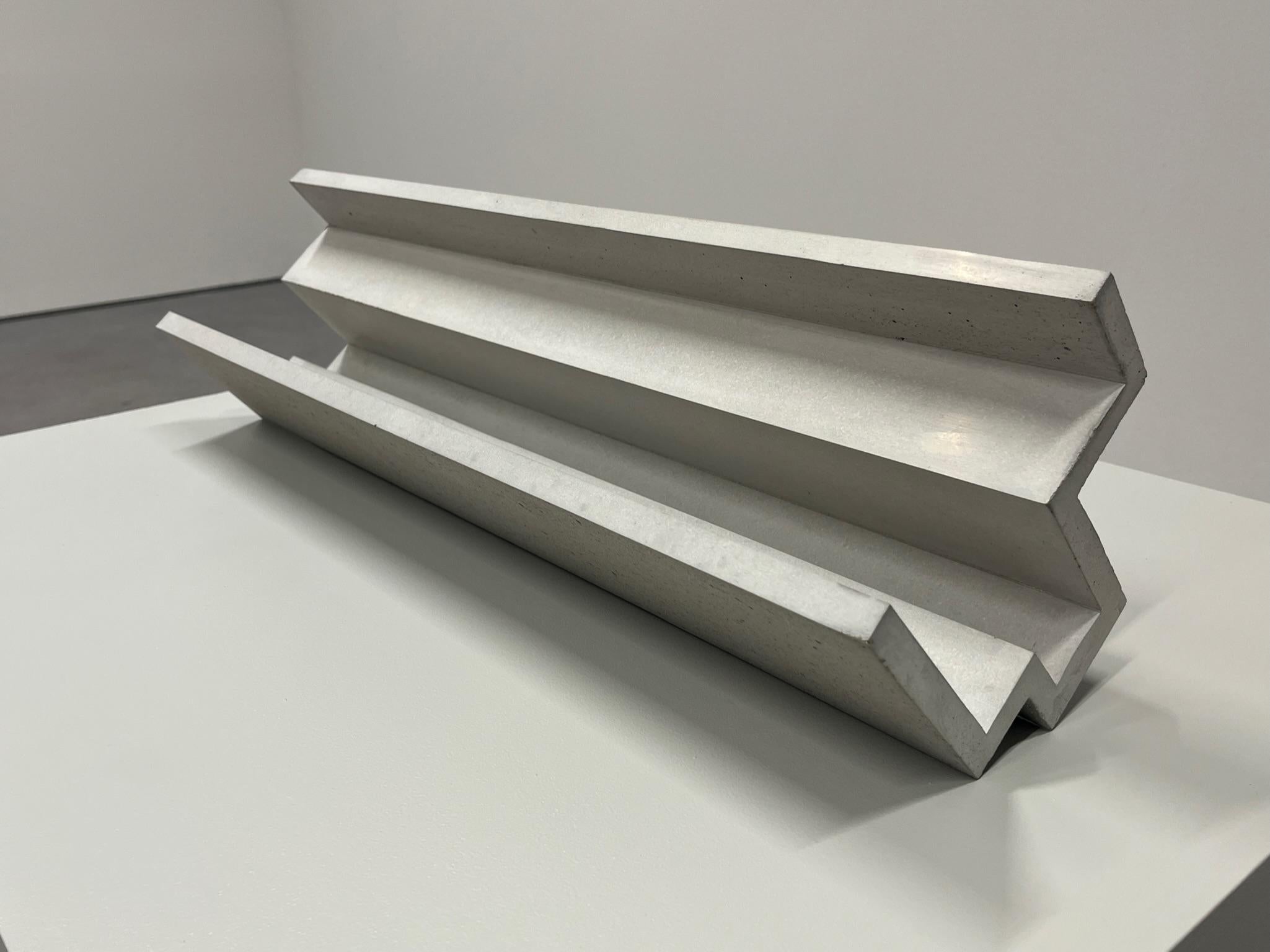 Formworks 5 – Brutalist Concrete Sculpture, Handcrafted by Manolo Menéndez For Sale 3