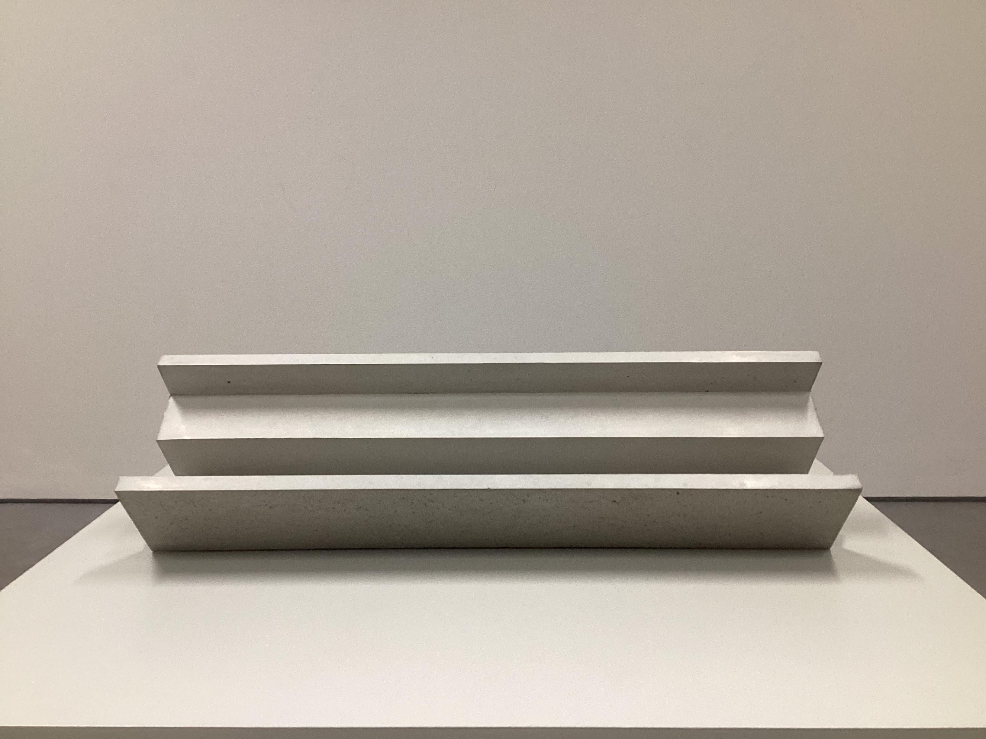 Spanish Formworks 5 – Brutalist Concrete Sculpture, Handcrafted by Manolo Menéndez For Sale