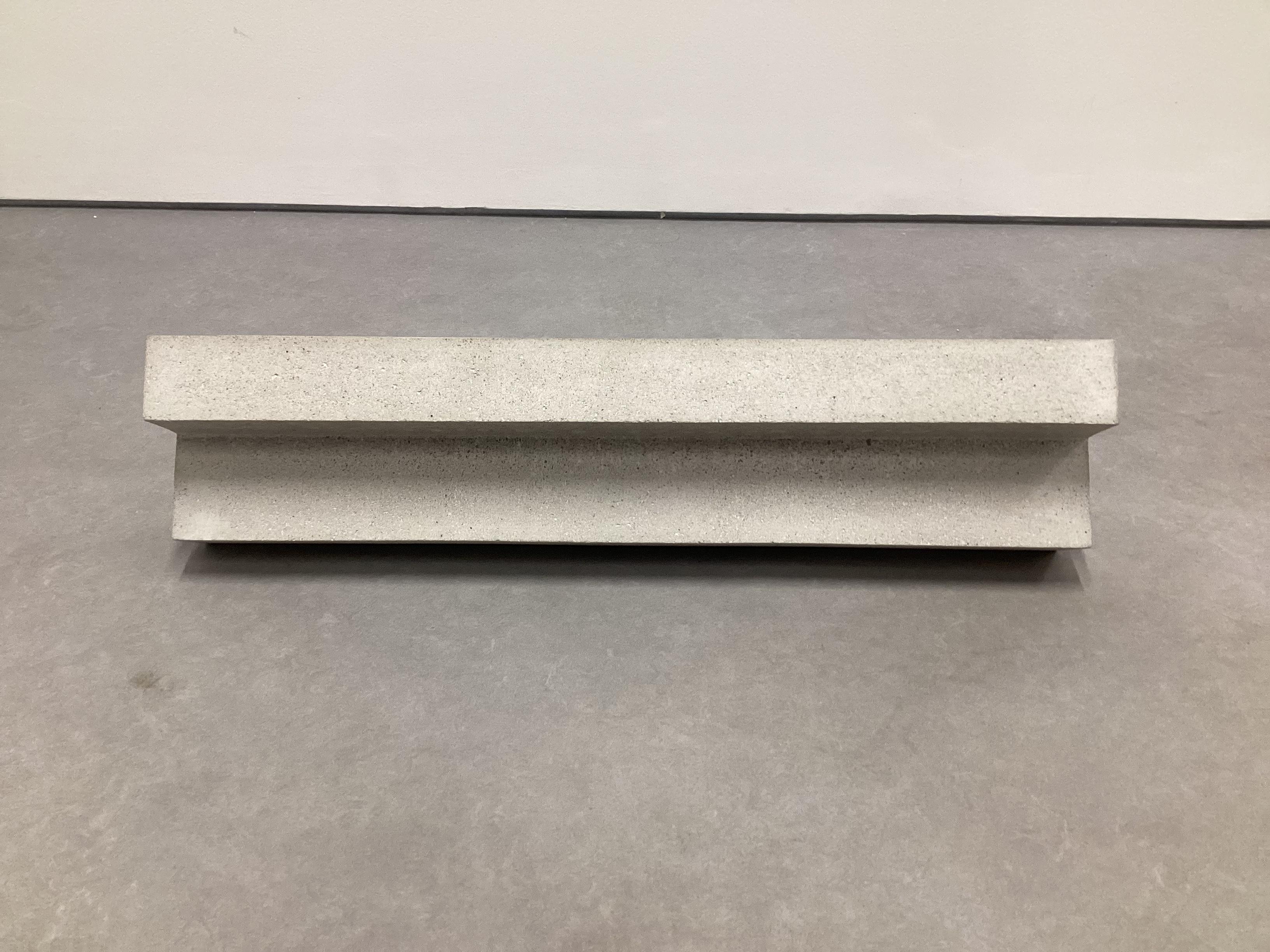 Formworks 5 – Brutalist Concrete Sculpture, Handcrafted by Manolo Menéndez For Sale 1