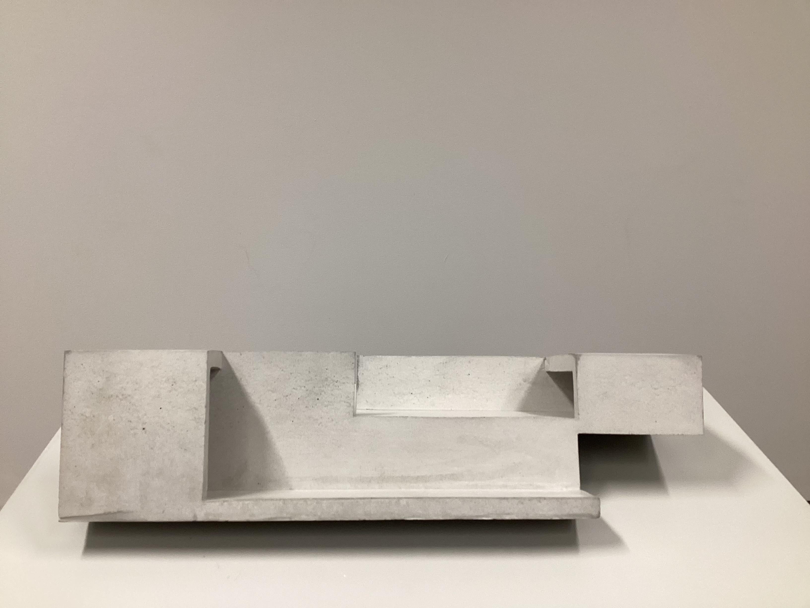 Formworks 7 – Brutalist Concrete Sculpture, Handcrafted by Manolo Menéndez For Sale 3