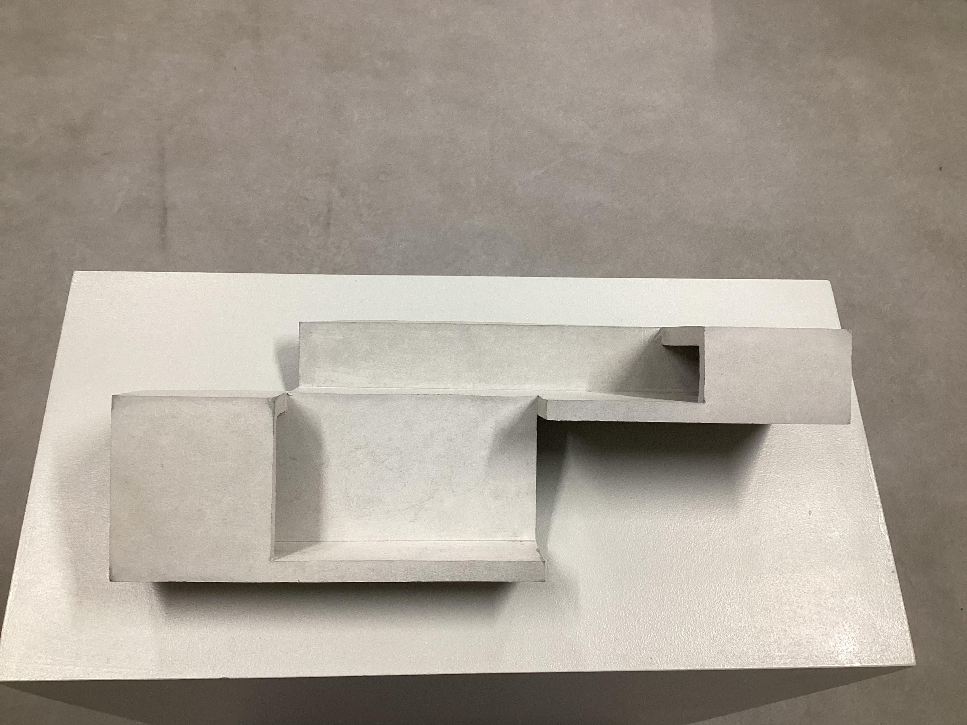 Formworks 7 – Brutalist Concrete Sculpture, Handcrafted by Manolo Menéndez For Sale 4