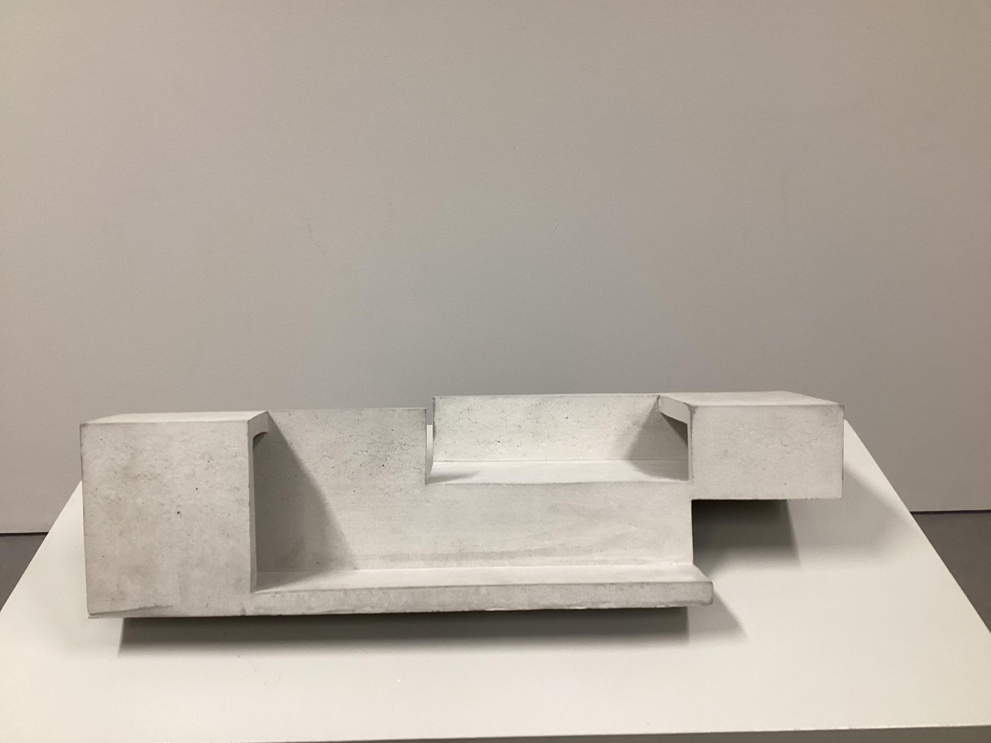 Spanish Formworks 7 – Brutalist Concrete Sculpture, Handcrafted by Manolo Menéndez For Sale