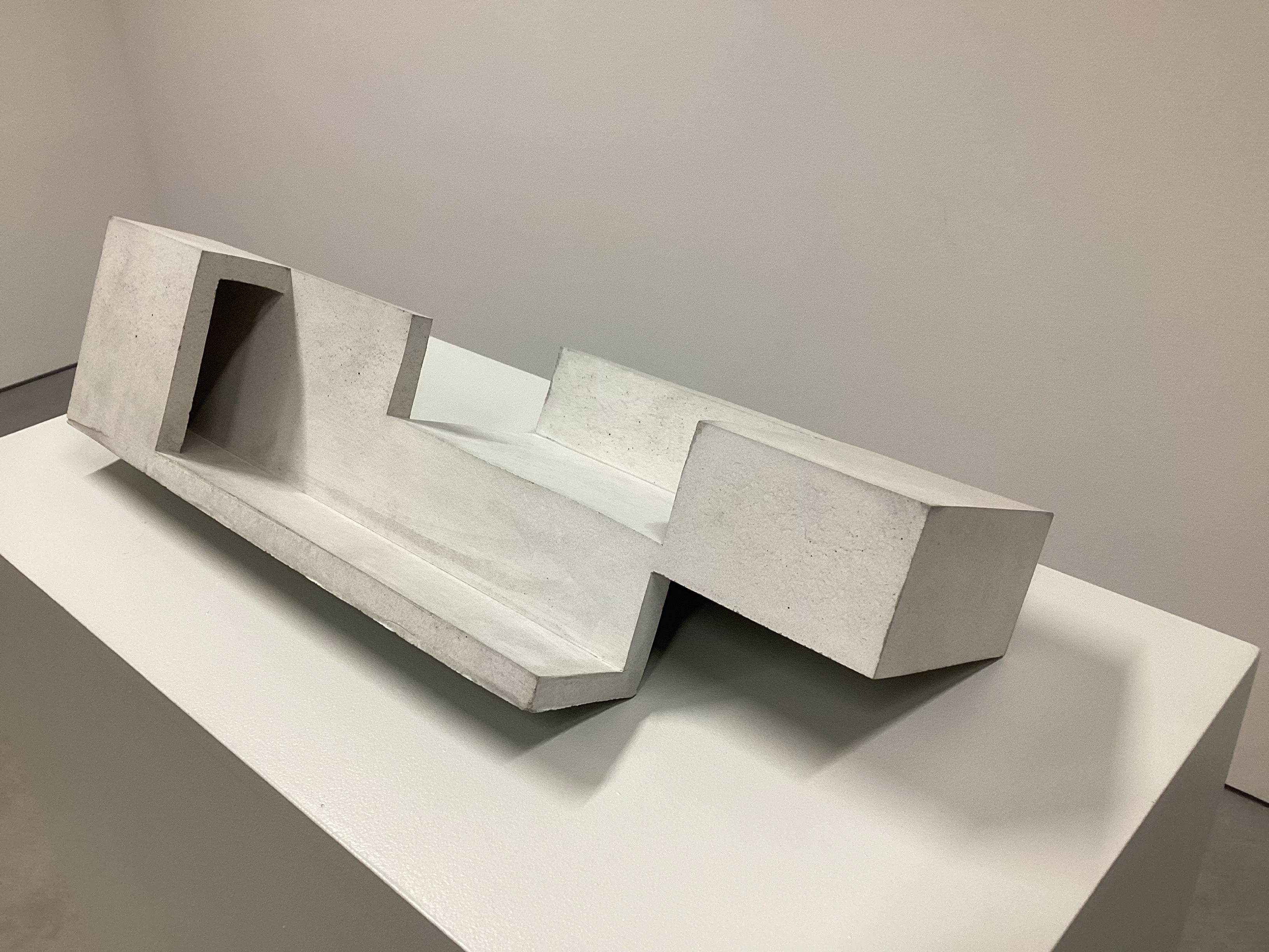 Molded Formworks 7 – Brutalist Concrete Sculpture, Handcrafted by Manolo Menéndez For Sale