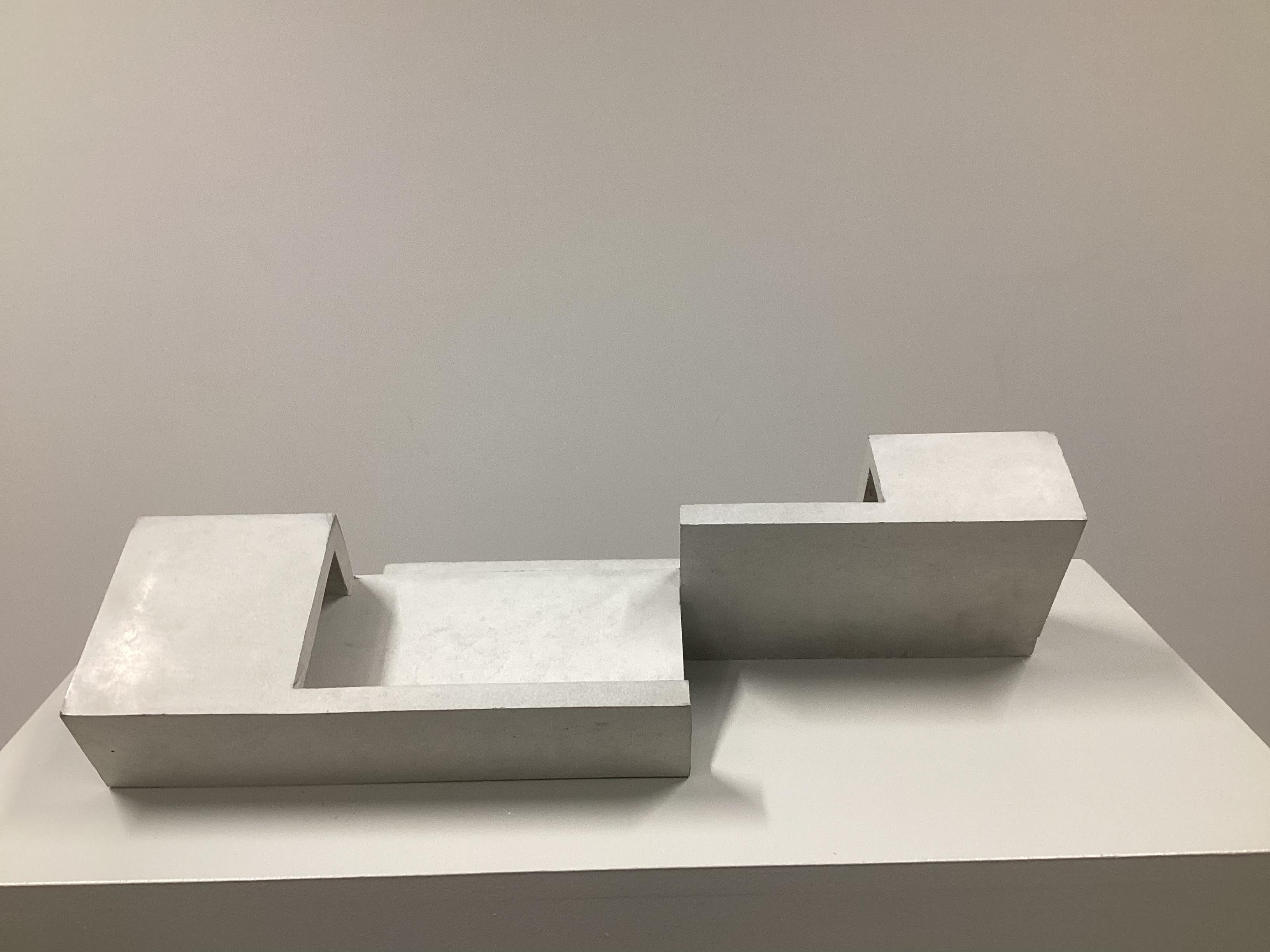 Formworks 7 – Brutalist Concrete Sculpture, Handcrafted by Manolo Menéndez For Sale 1