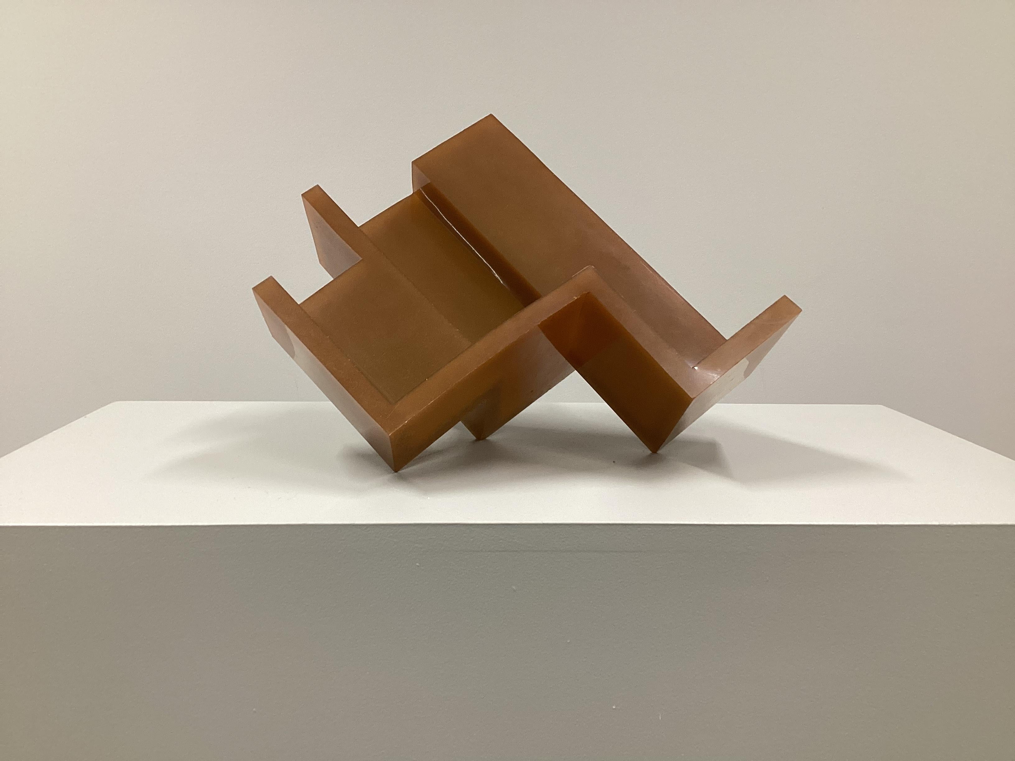 Formworks 8 – Brutalist Rubber Resin Sculpture, Handcrafted by Manolo Menéndez For Sale 4