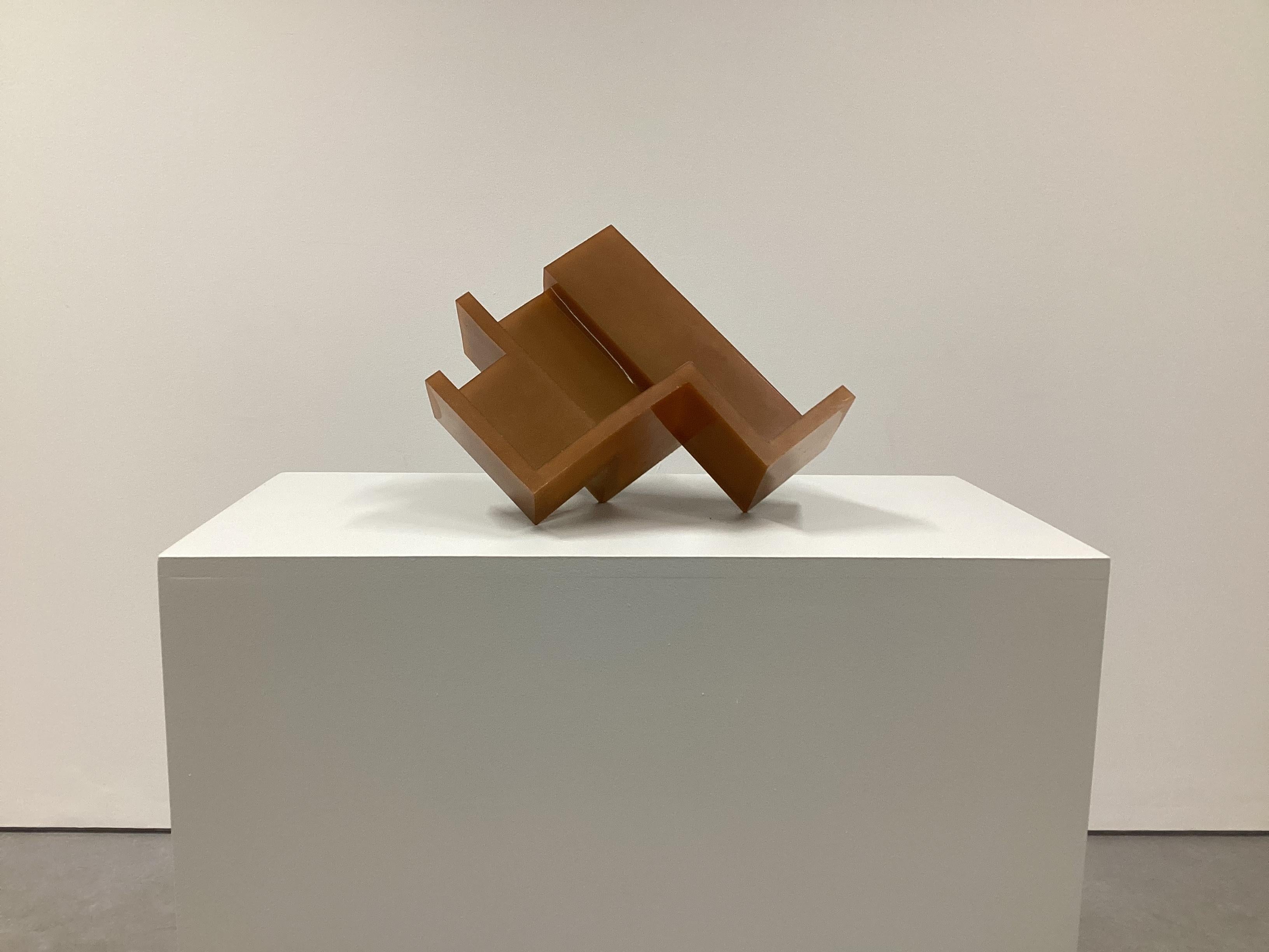 Handcrafted geometric rubber resin sculpture Formworks 9 by Spanish designer Manolo Menéndez. It can serve as a centerpiece, a fruit bowl, or simply as a striking minimalist artwork.
It is part of a collection of ten sculptural pieces conceived in a