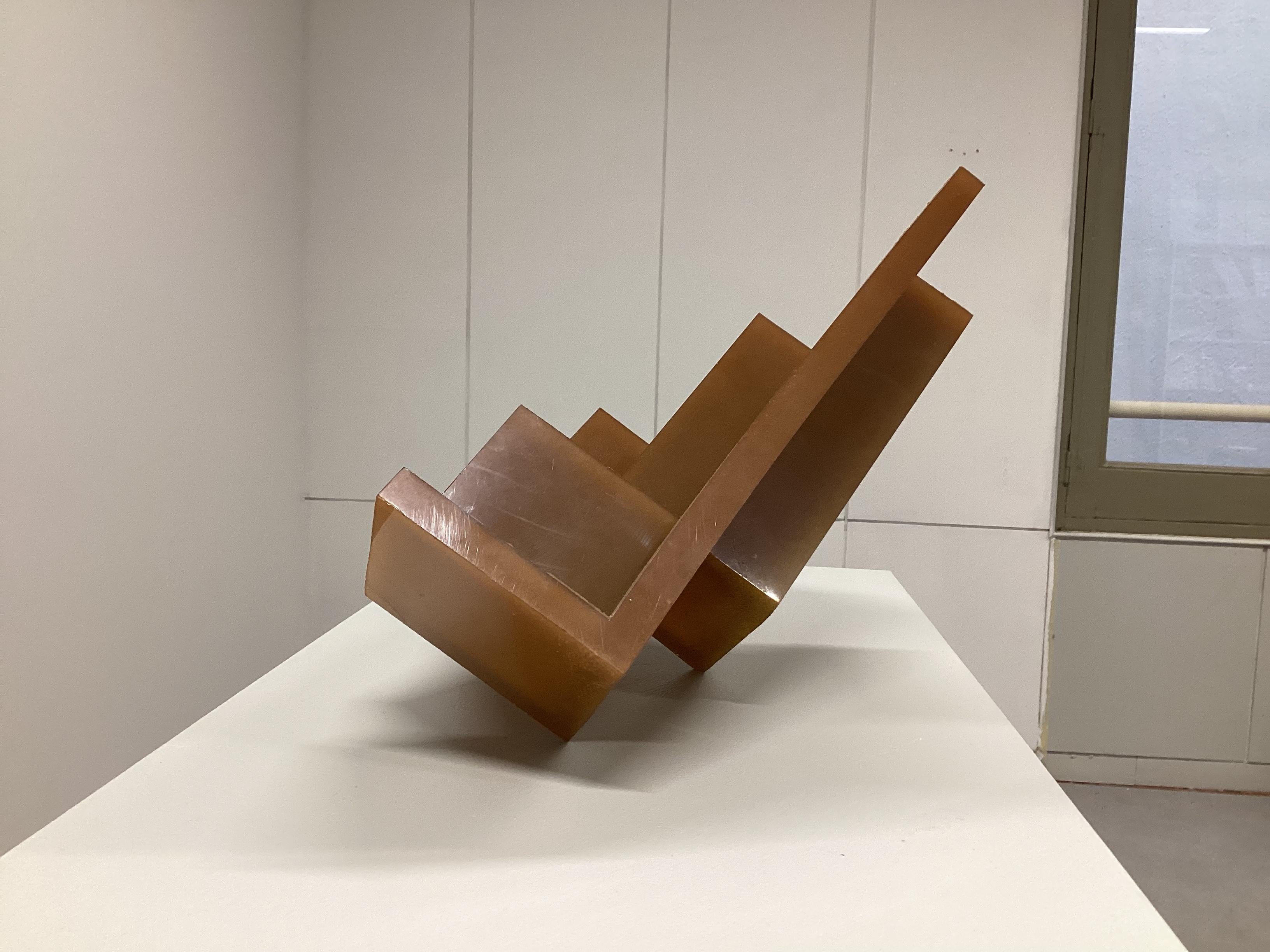 Spanish Formworks 8 – Brutalist Rubber Resin Sculpture, Handcrafted by Manolo Menéndez For Sale