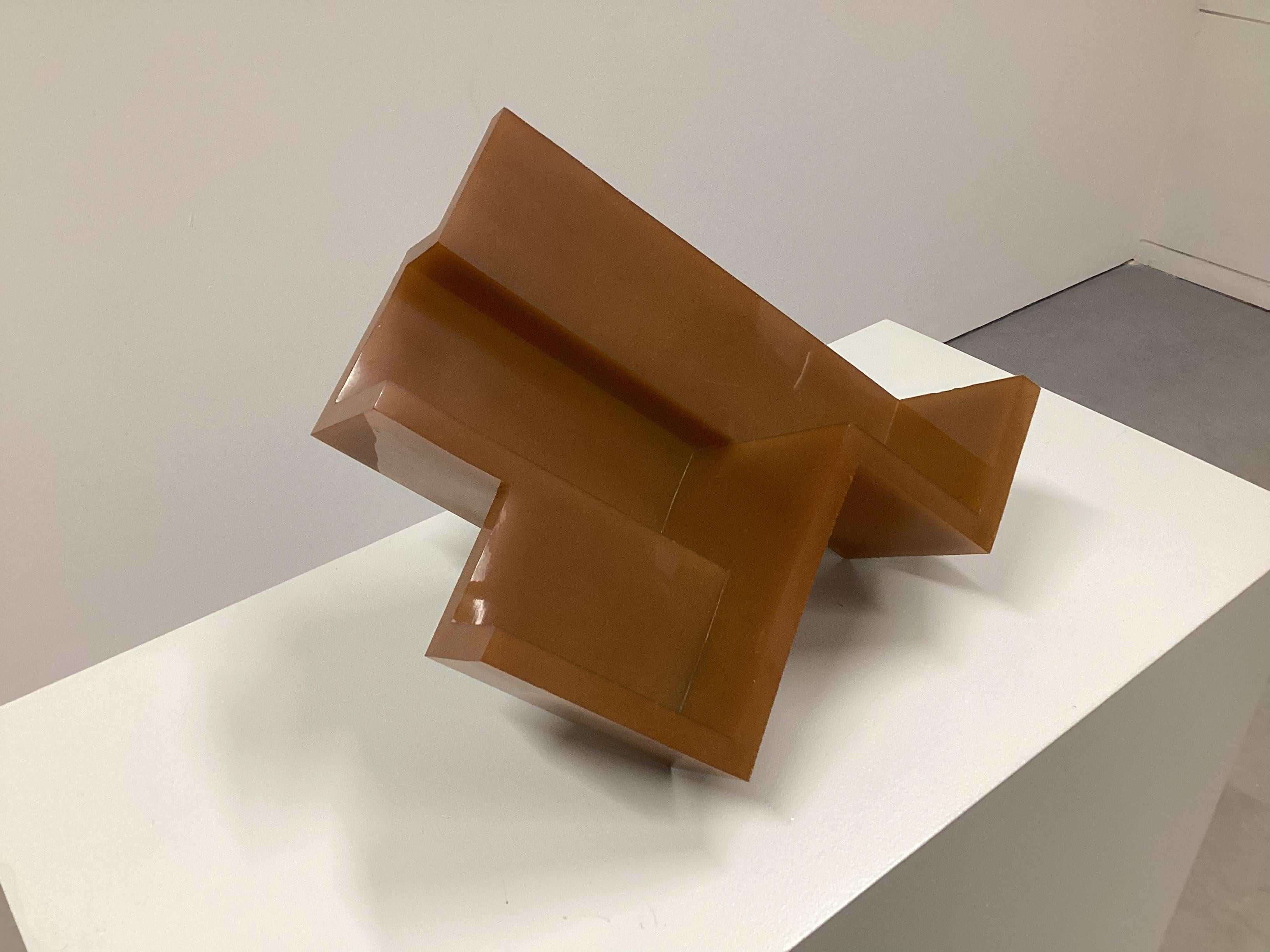 Formworks 8 – Brutalist Rubber Resin Sculpture, Handcrafted by Manolo Menéndez For Sale 1