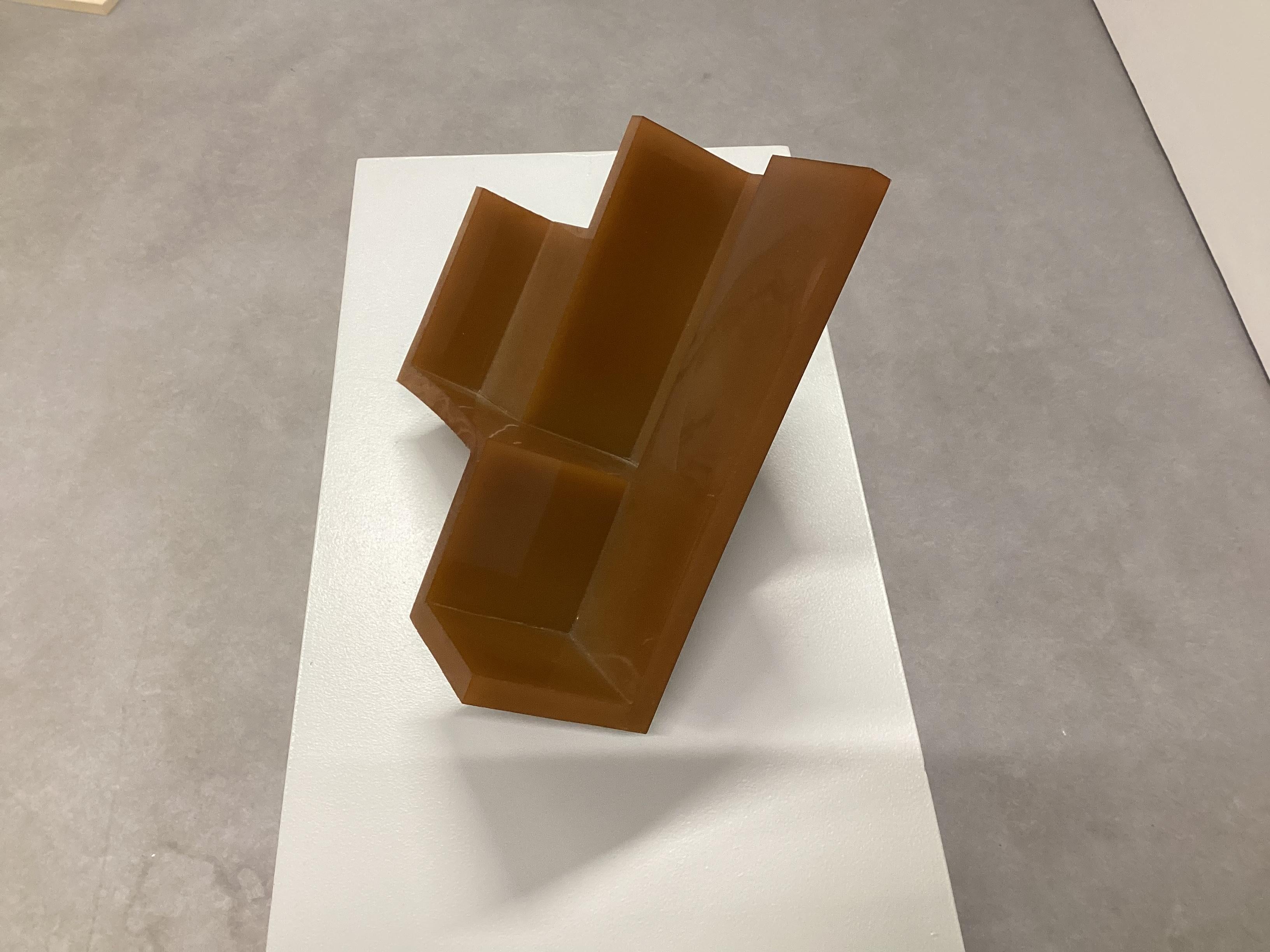 Formworks 8 – Brutalist Rubber Resin Sculpture, Handcrafted by Manolo Menéndez For Sale 2